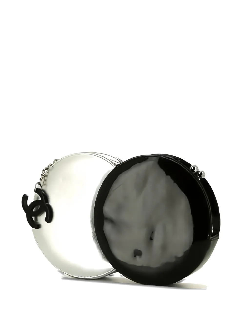 CHANEL Pre-Owned Clutch Double Circle 2007 - Argento