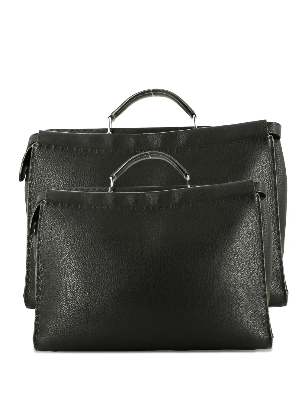 Fendi Pre-Owned 2010s große Peekaboo Handtasche - Schwarz