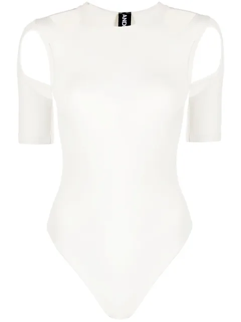 ANDREĀDAMO cut-out short-sleeve body