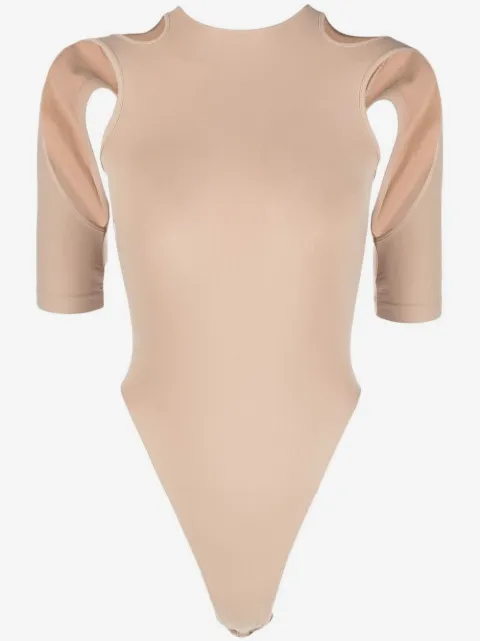 ANDREĀDAMO top stretch con detalles de aberturas
