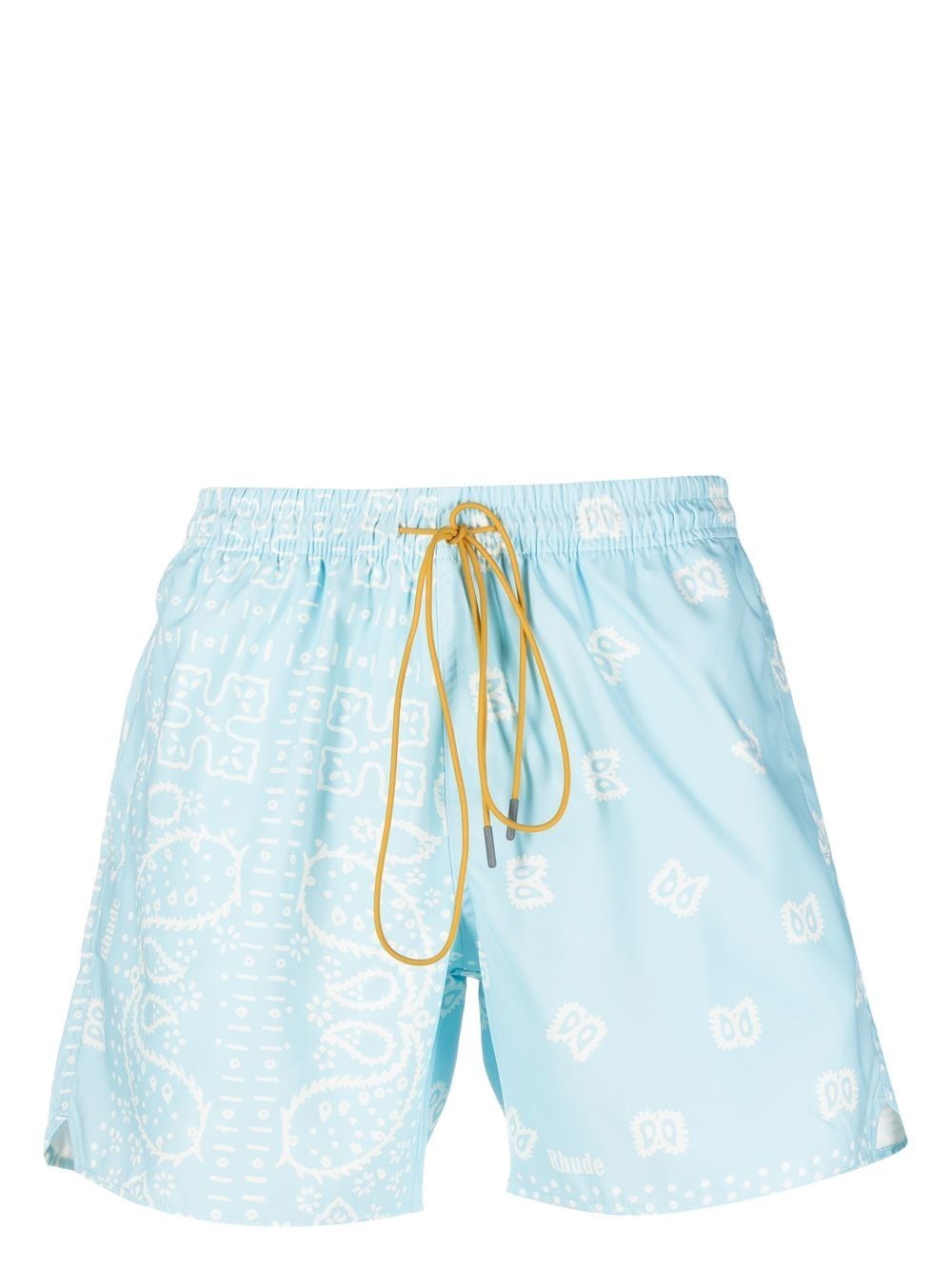 Rhude Blue Bandana Swim Shorts