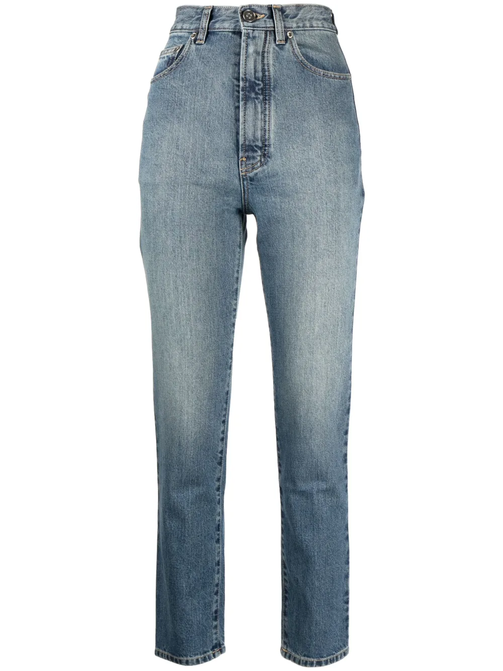 Alaïa high-waisted skinny jeans | Blue | Image 1