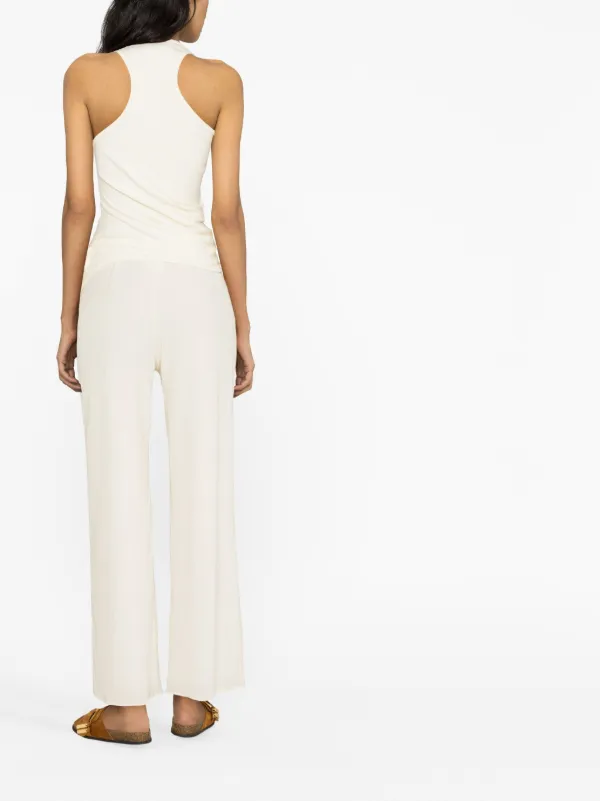 Low Classic Hole Point Tank Top | Yellow | FARFETCH AU