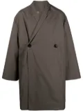 Rick Owens Jumbo JMF long-sleeve coat - Neutrals