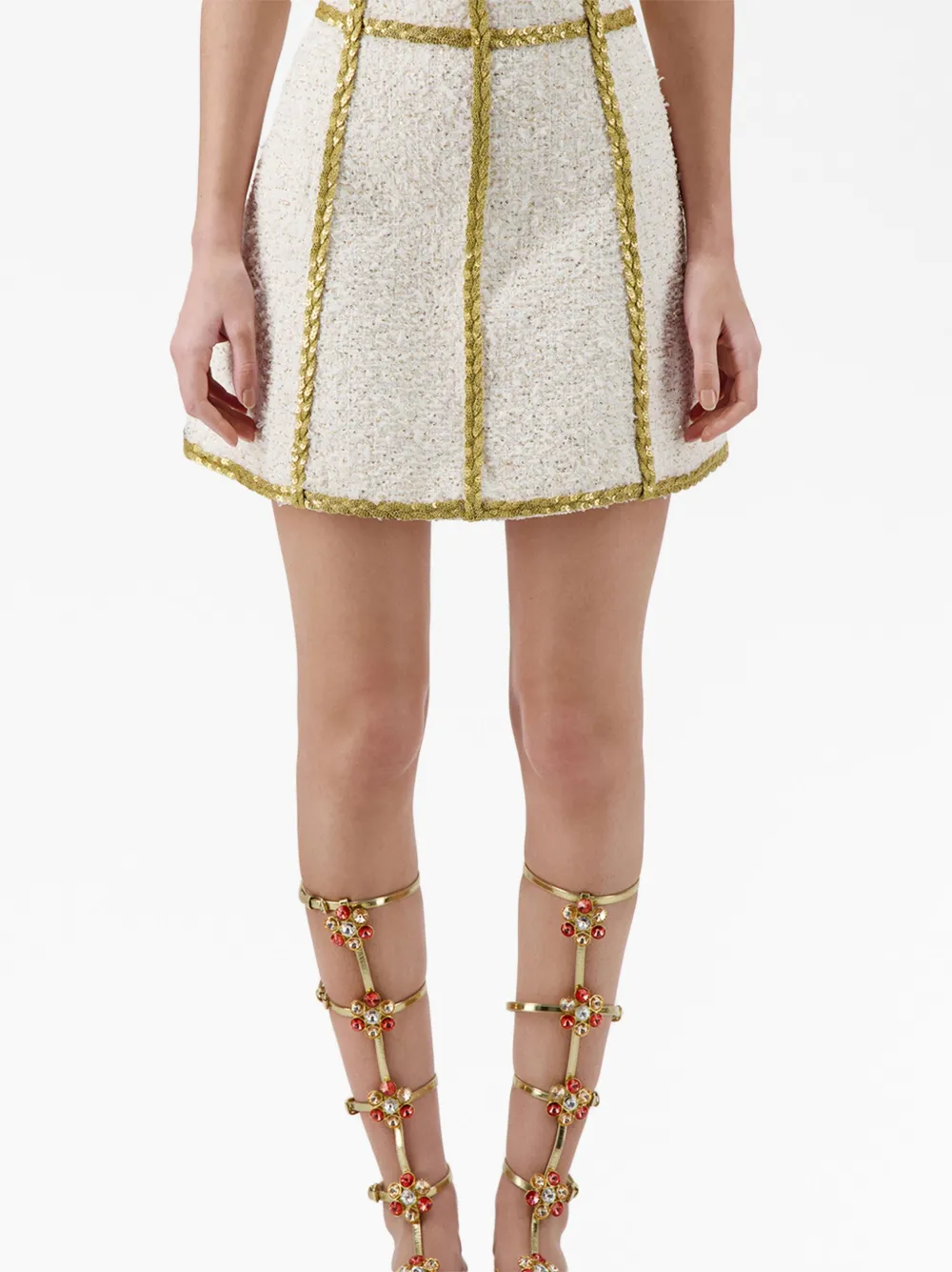 Sequin-Embellished Miniskirt