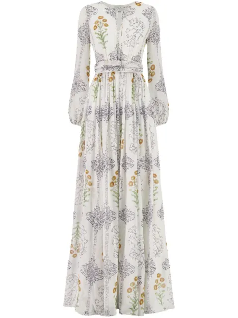 Giambattista Valli floral-print silk maxi dress
