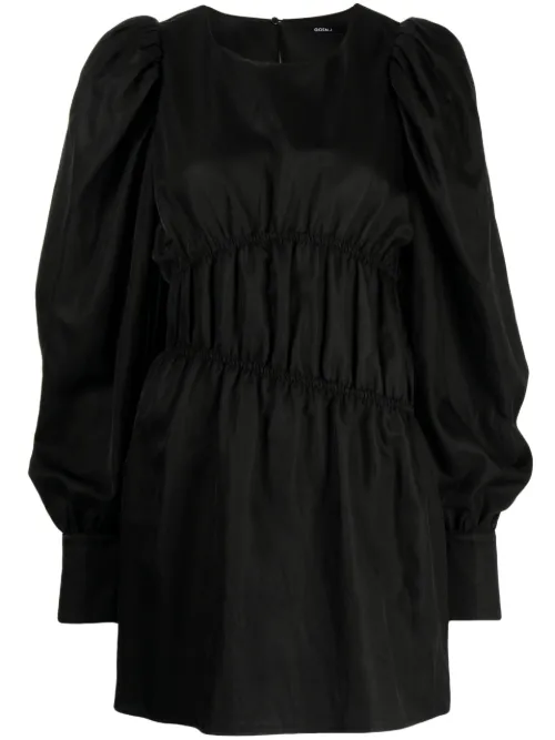 Robe froncée à manches bouffantes - Goen.J - Modalova
