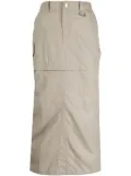 Goen.J 3-way cargo skirt - Brown