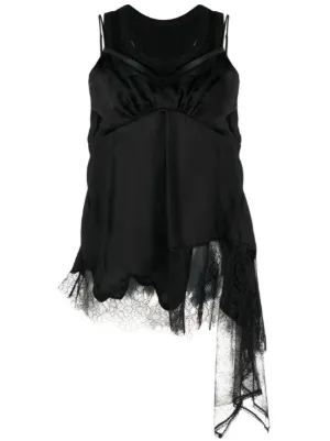 Noir Kei Ninomiya チュールレイヤー トップ | ブラック | FARFETCH JP