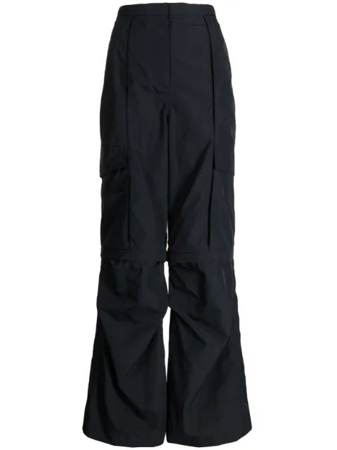 Goen.J detachable-panel wide-leg cargo pants