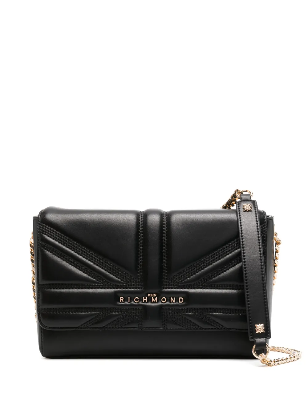 John Richmond Raites logo-plaque bag