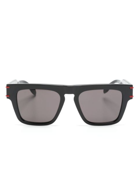 Alexander McQueen Eyewear two-tone rectangle-frame sunglasses Men