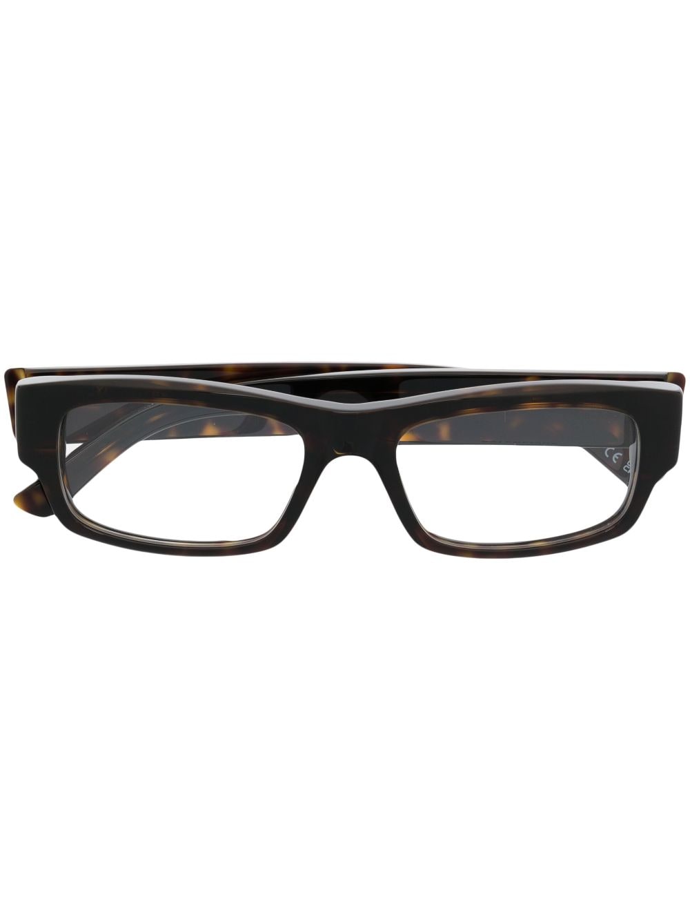 Balenciaga Square-frame Glasses In Braun