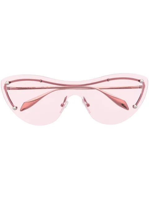 Alexander McQueen Eyewear cat-eye spiked-stud sunglasses Men