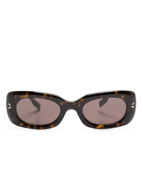 MCQ tortoiseshell-effect square-frame sunglasses