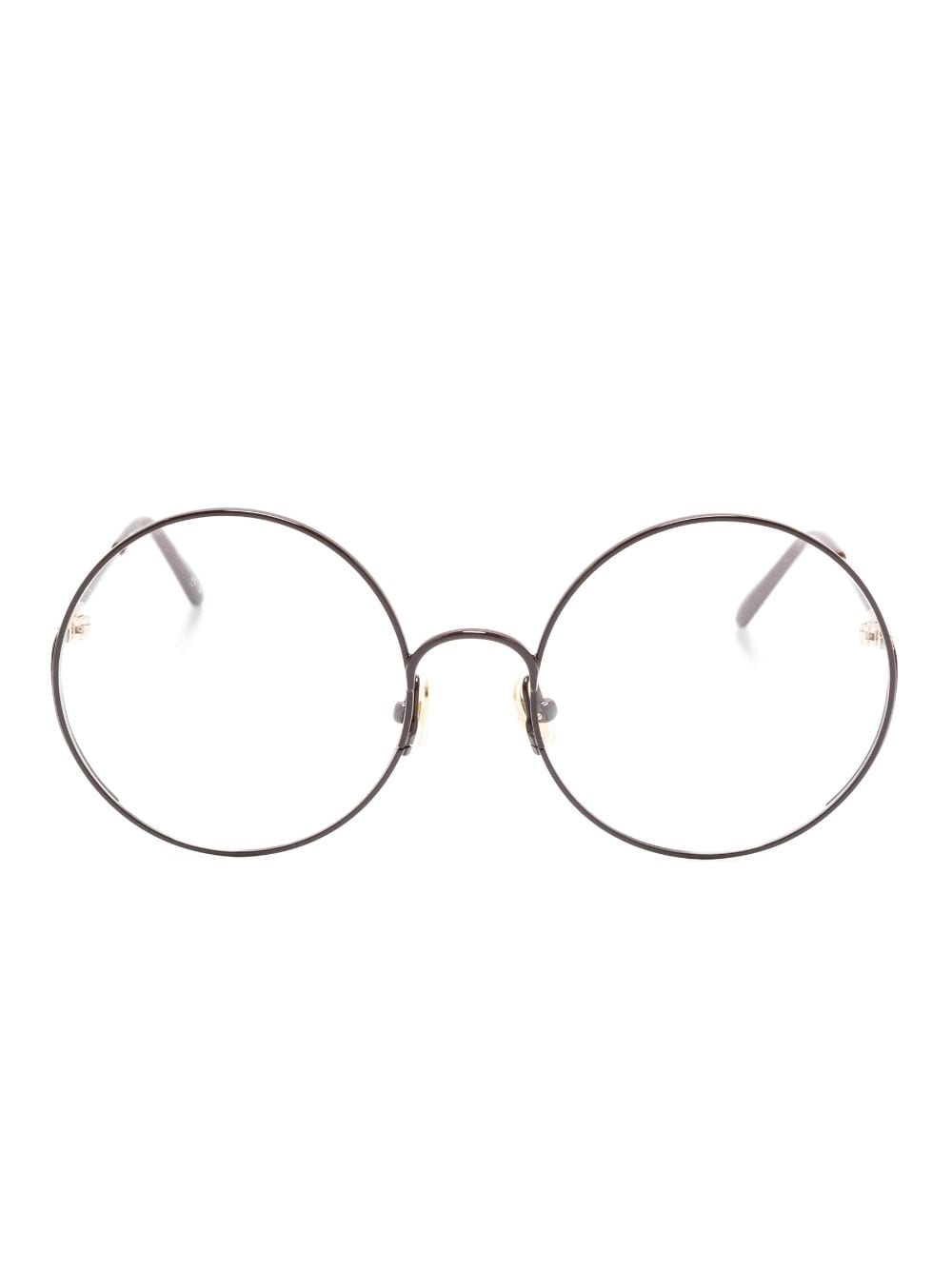 Chloé Eyewear thin-arms round-frame Glasses - Farfetch