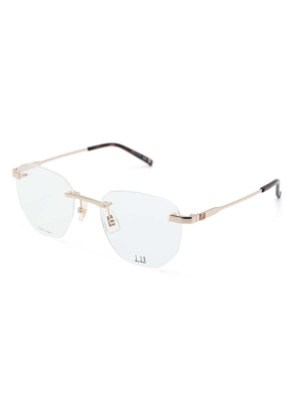 Dunhill thin-arms Frameless Glasses - Farfetch