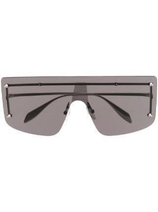 Alexander McQueen Eyewear リムレスサングラス - Farfetch