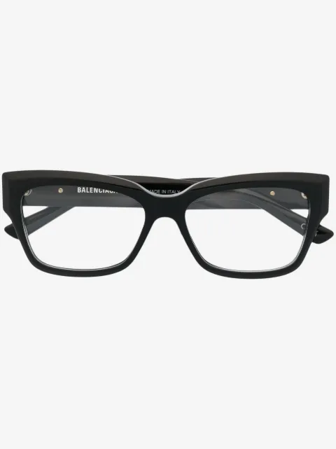 Balenciaga Eyewear logo-plaque cat-eye glasses