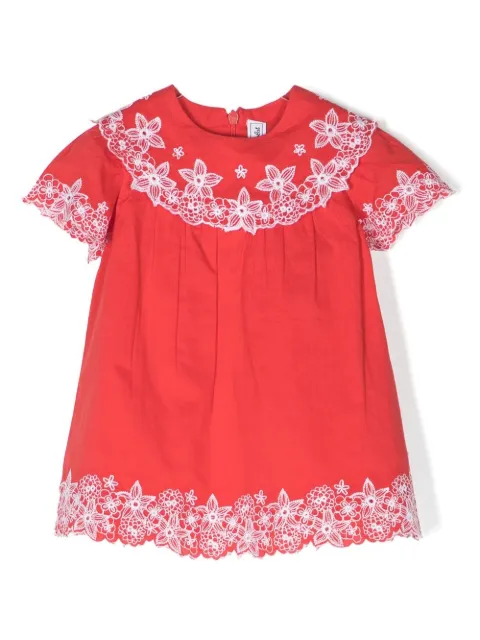 Tartine Et Chocolat robe en coton à broderies 