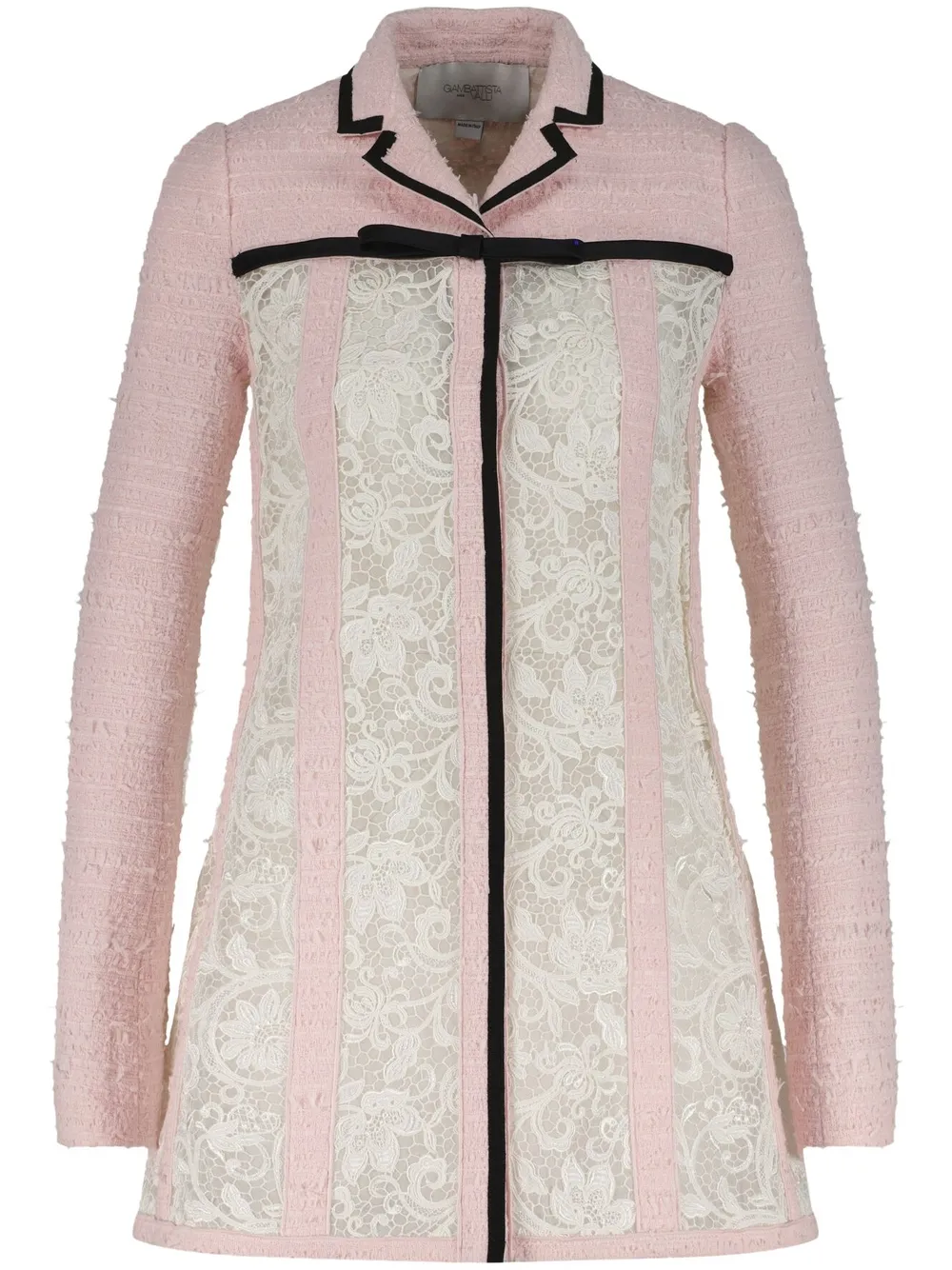 floral-embroidered shirt