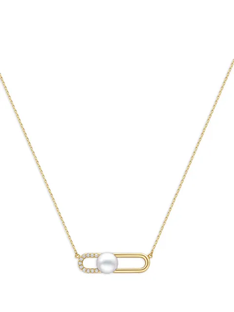 TASAKI collar Collection Line Fine Link en oro amarillo de 18kt con perla