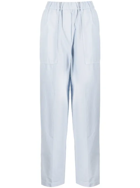 three-pocket straight trousers