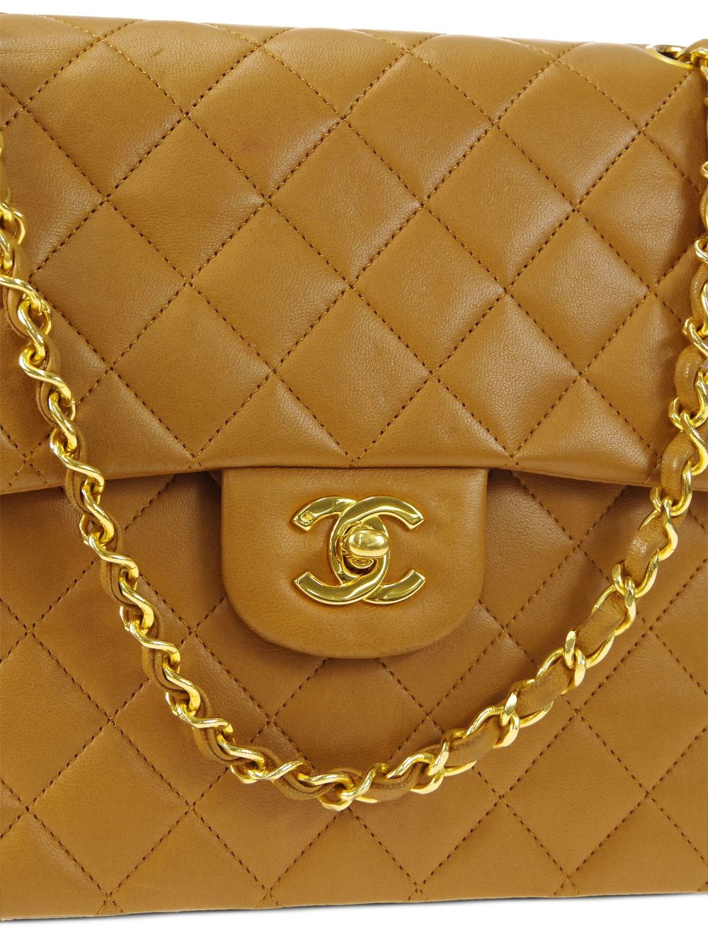 Affordable HOT SALE CHANEL 1990 medium Double Flap shoulder bag Women