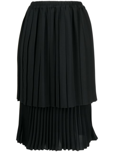 MM6 Maison Margiela knee-length pleated skirt Women