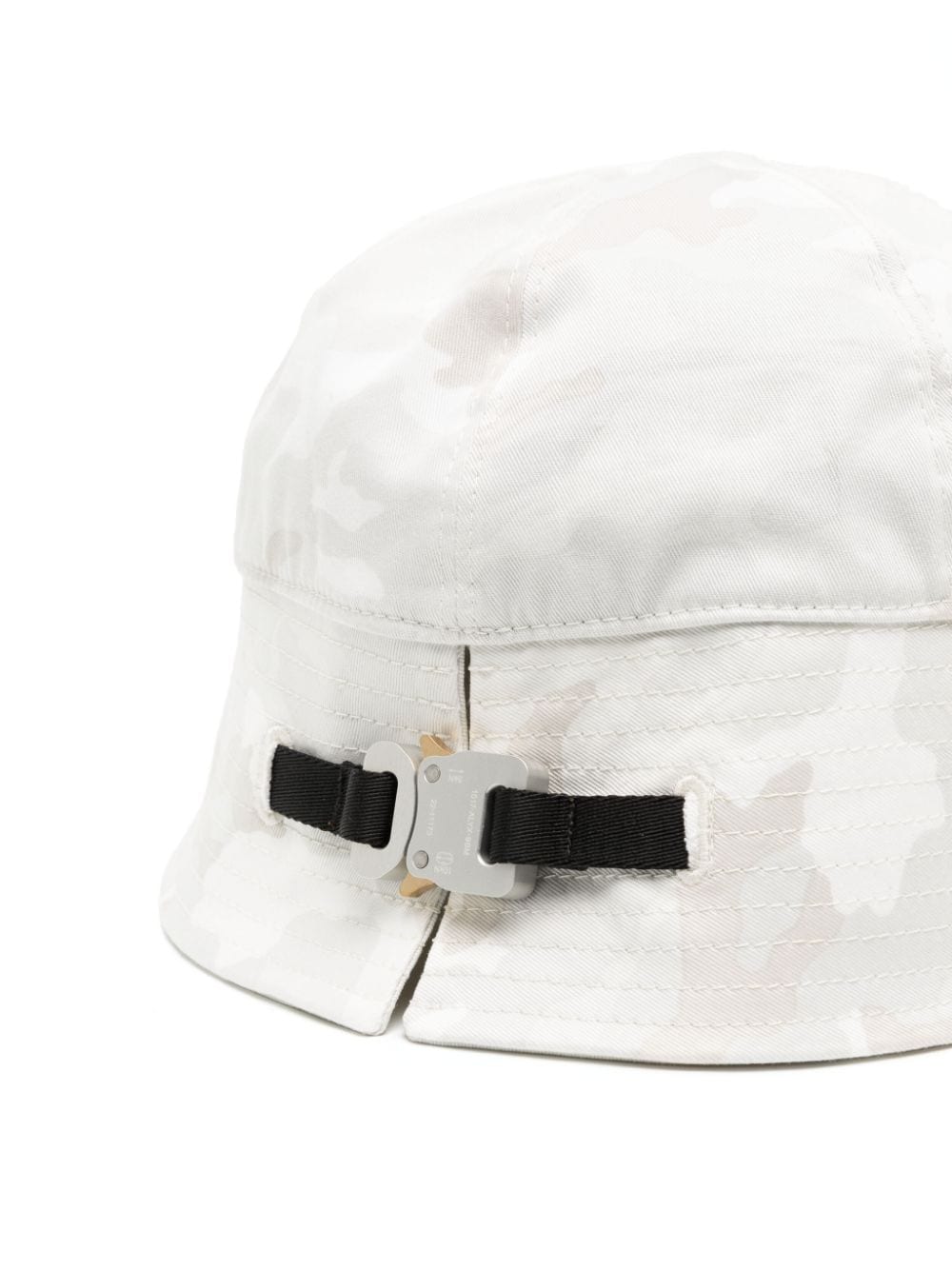 Shop Alyx Camouflage Buckle-detail Hat In White