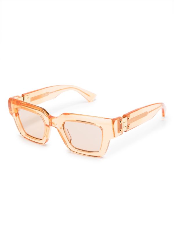 Bottega Veneta Eyewear Transparent square-frame Sunglasses - Farfetch