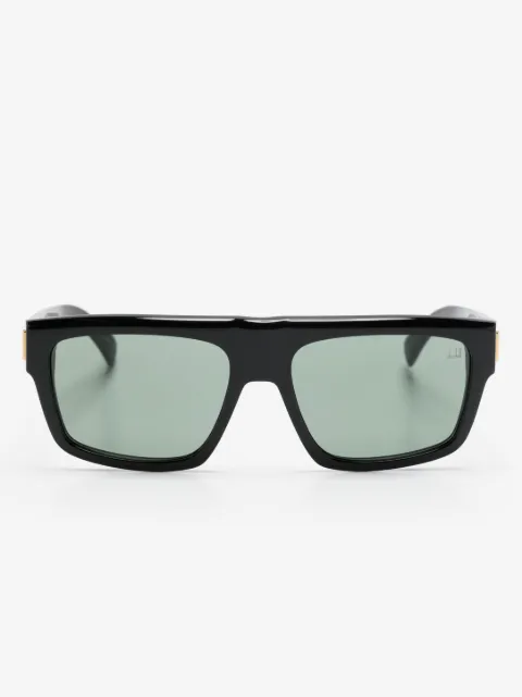Dunhill lentes de sol con armazón rectangular y micas oscuras
