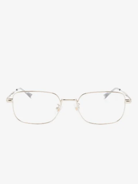 Montblanc polished square-frame glasses