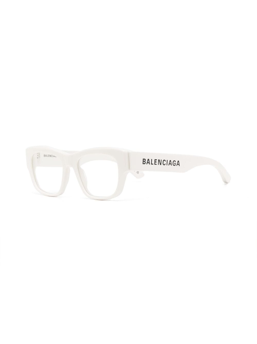 Balenciaga Eyewear Bril met rechthoekig montuur - Wit
