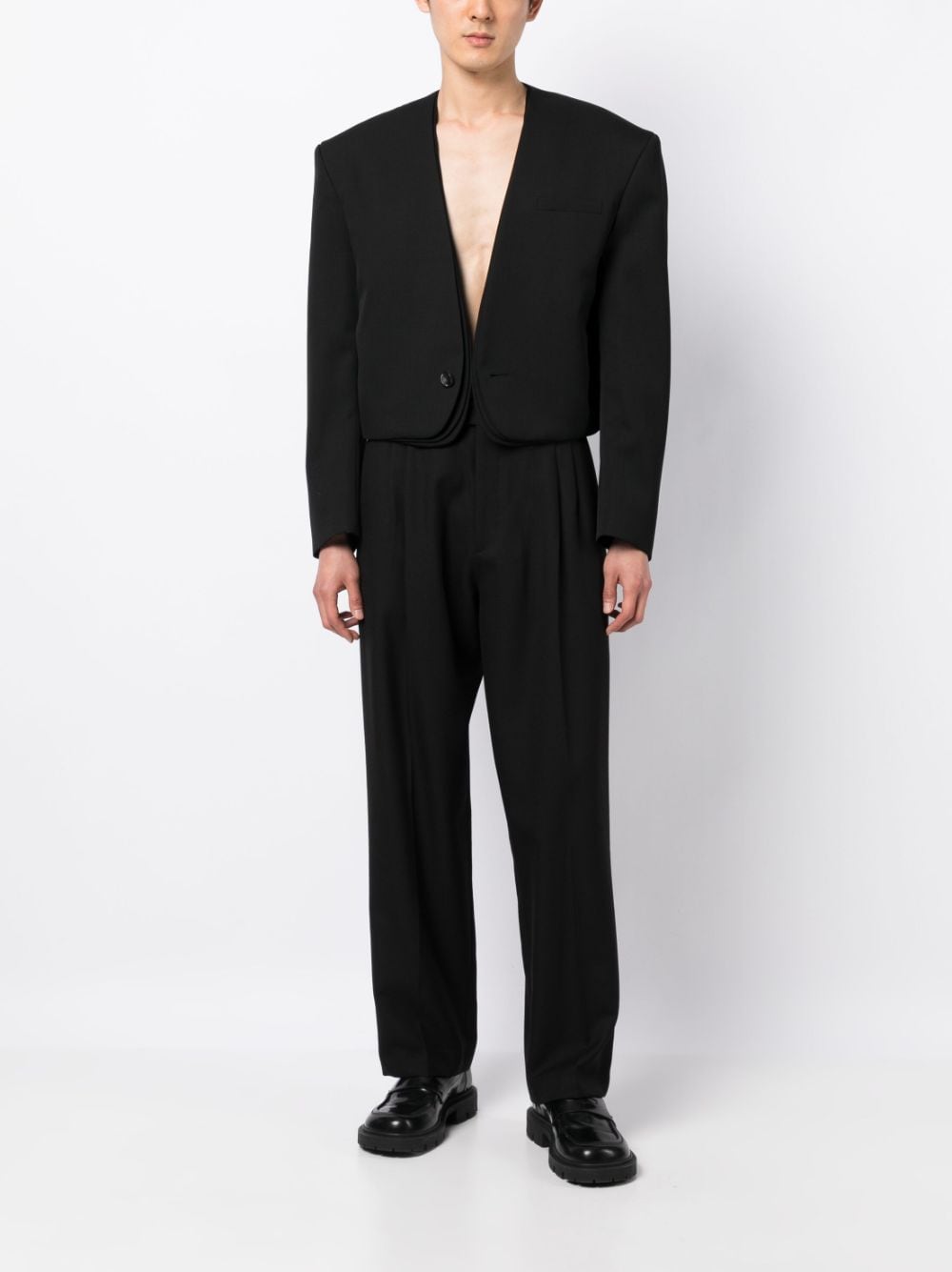 SONGZIO single-breasted Cropped Blazer - Farfetch