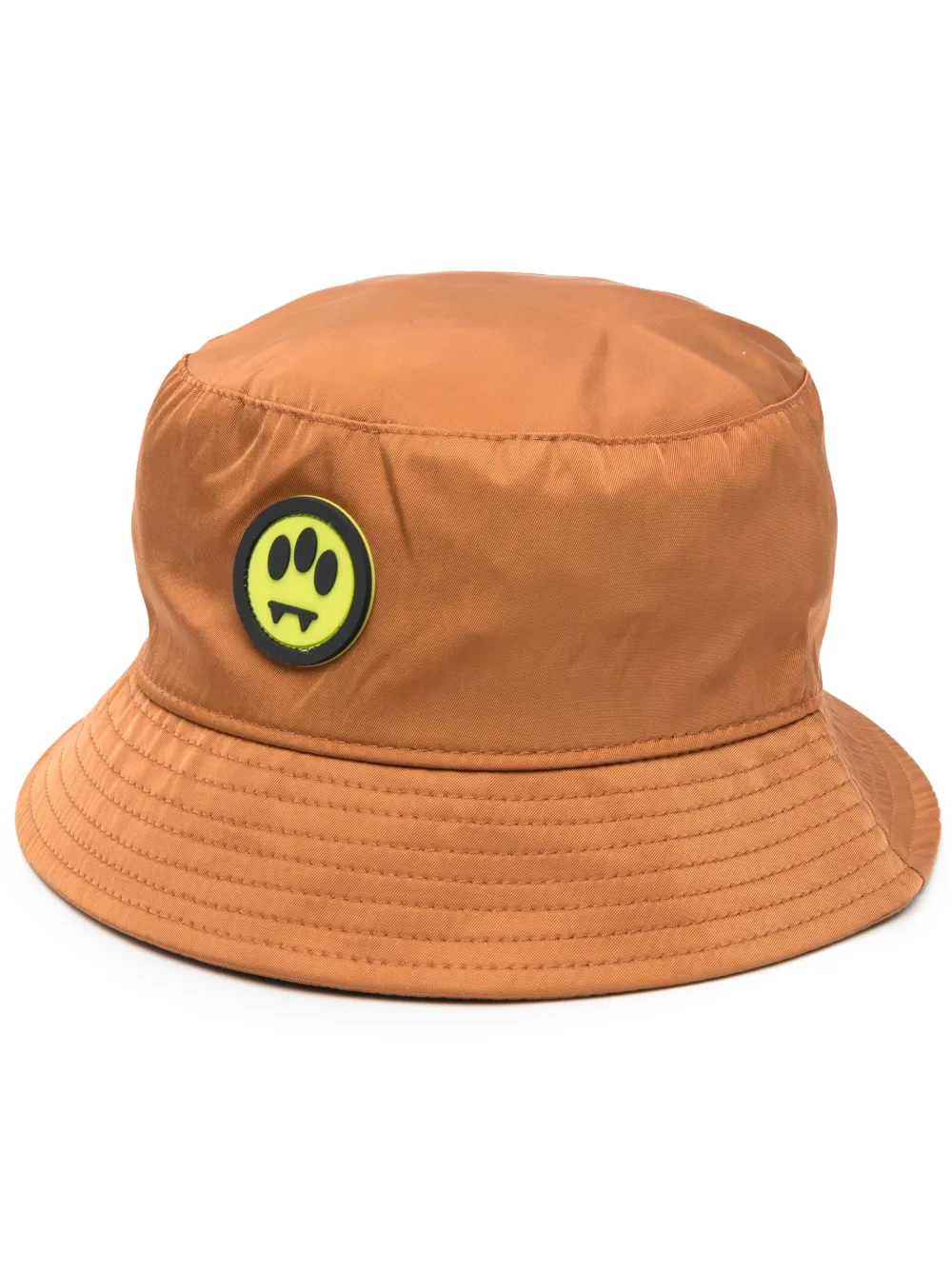 Barrow Logo-patch Dropped-brim Bucket Hat In Braun