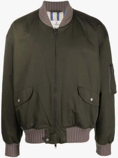 Vivienne Westwood embroidered bomber jacket
