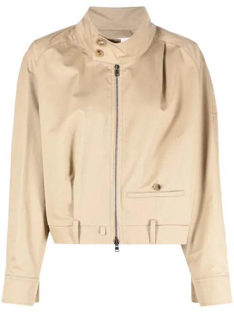 Goen.J chamarra bomber con motivo de pantalones