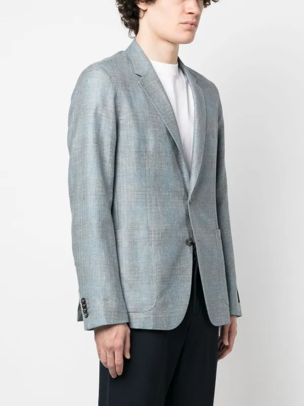 Zegna シングルジャケット | ブルー | FARFETCH JP Zegna シングルジャケット | ブルー | FARFETCH JP
