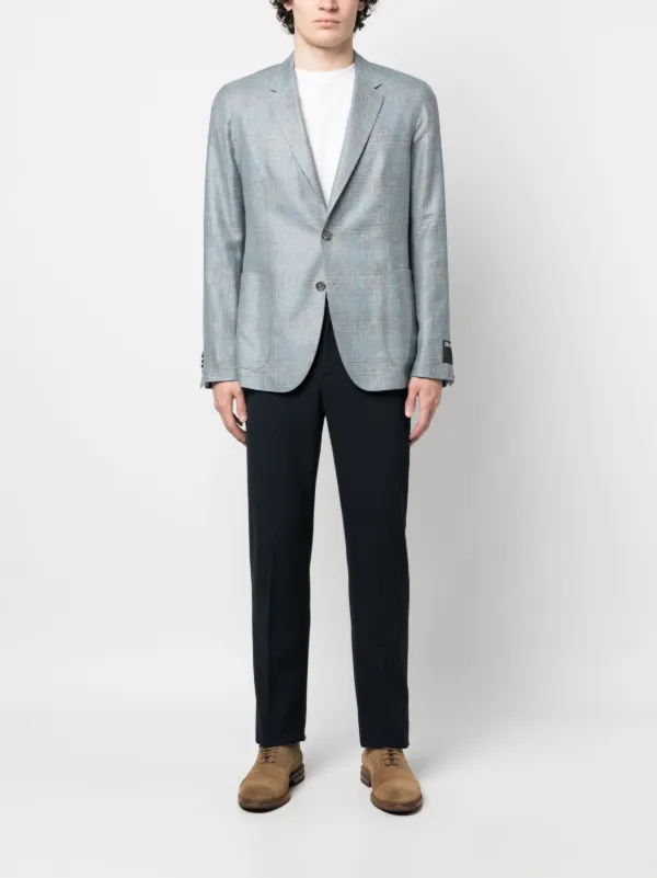 Zegna シングルジャケット | ブルー | FARFETCH JP Zegna シングルジャケット | ブルー | FARFETCH JP