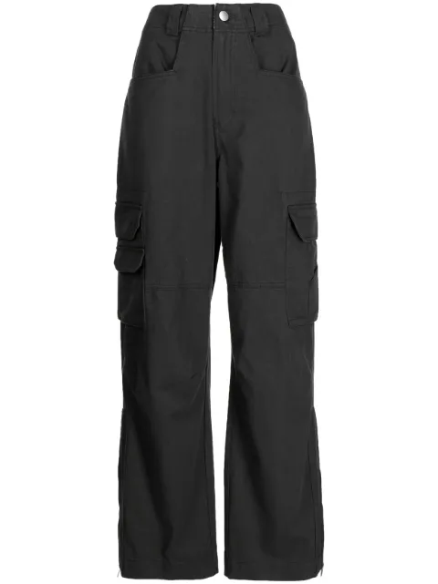 Goen.J pantalones cargo con diseño ancho