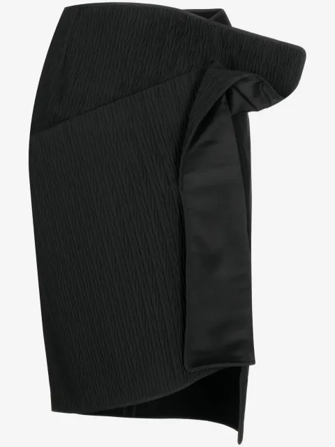 Maticevski twist-detail asymmetric skirt