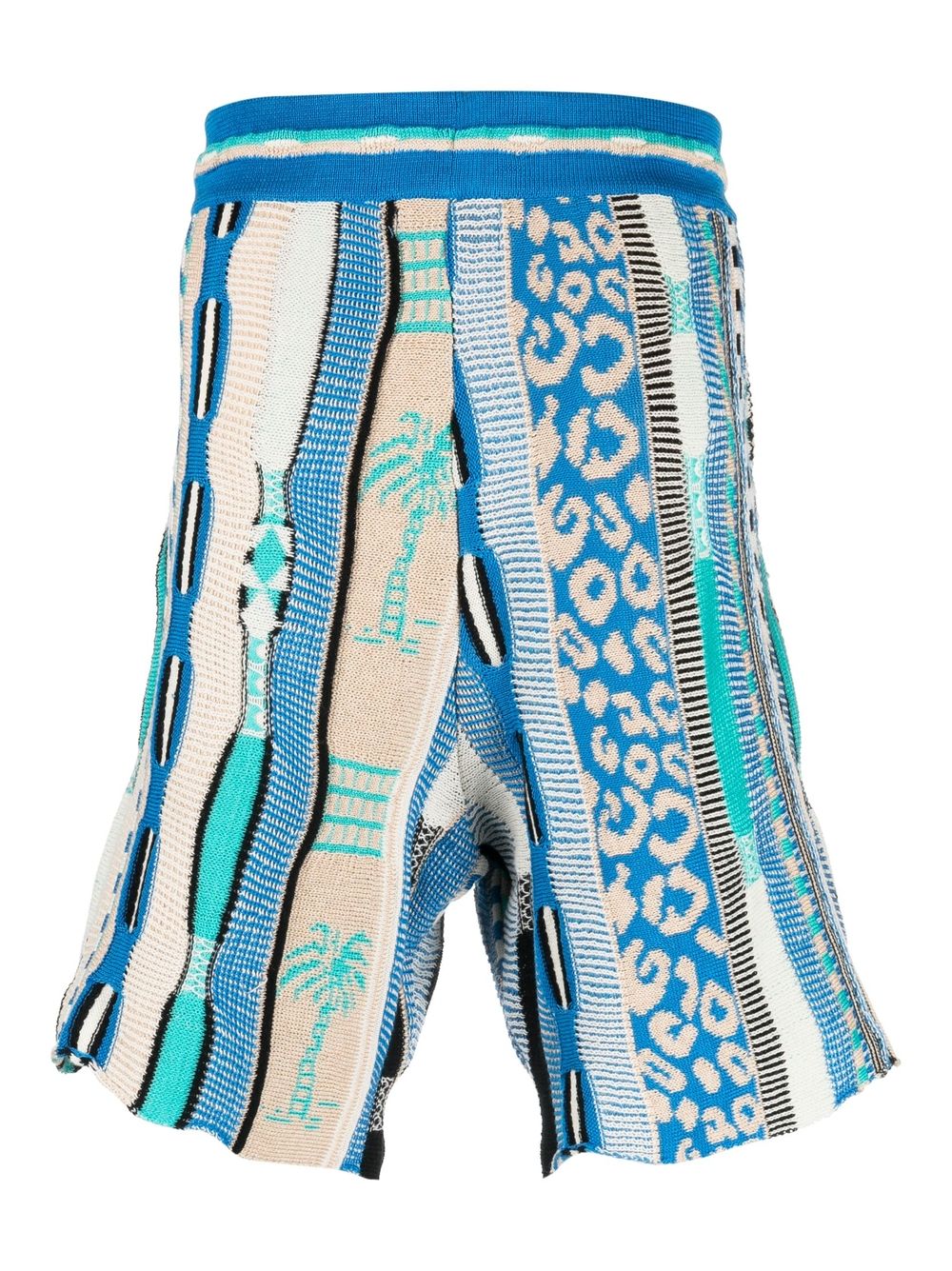 Laneus Gebreide shorts - Blauw