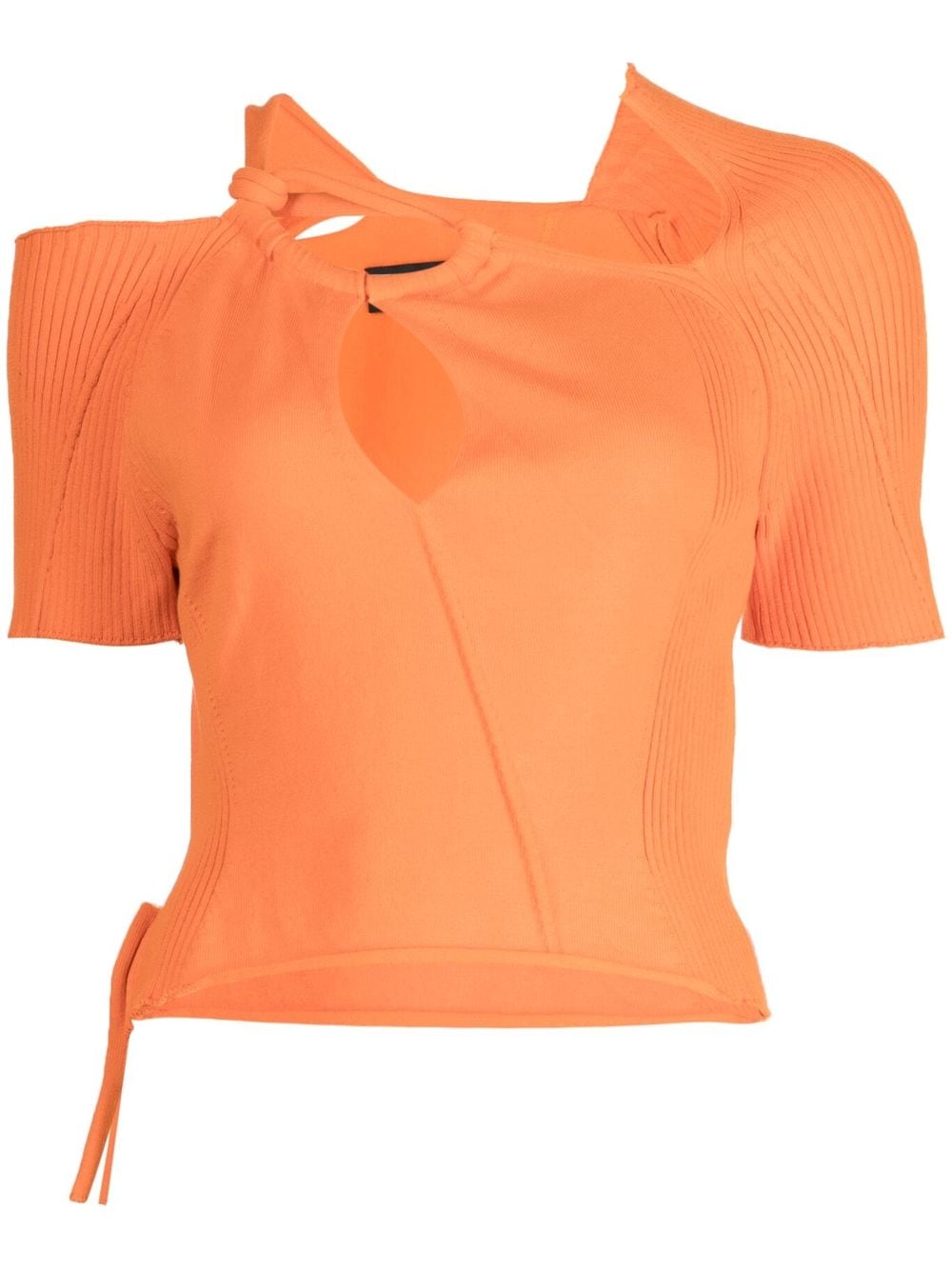 Ottolinger Top Mit Cut-outs In Orange
