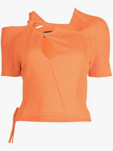 Ottolinger cut-out-detailing knitted top