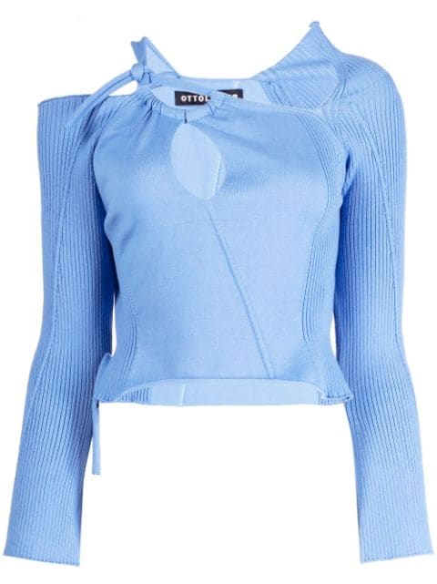 Ottolinger cut-out-detailing knitted top