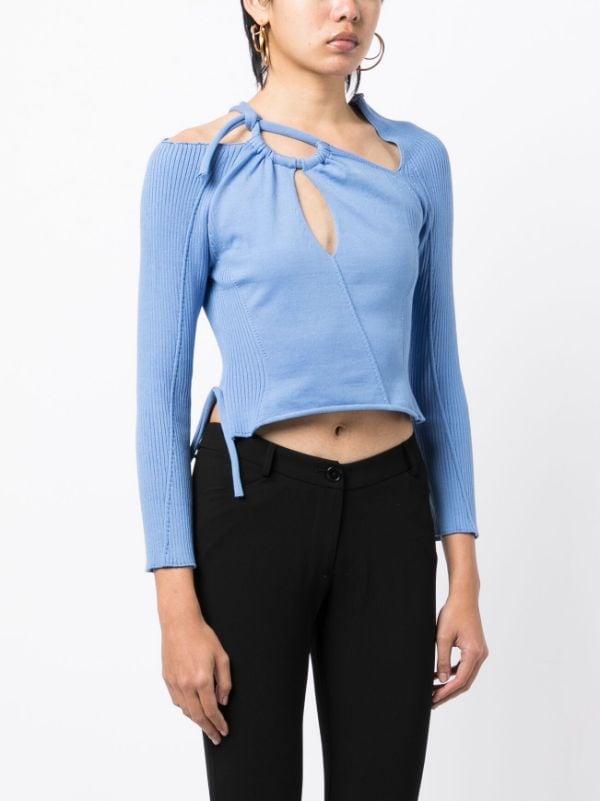 Ottolinger cut-out-detailing Knitted Top - Farfetch