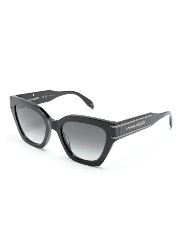Alexander McQueen Eyewear two-tone cat-eye Sunglasses