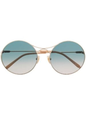 Chloé Eyewear ラウンドフレーム サングラス - Farfetch