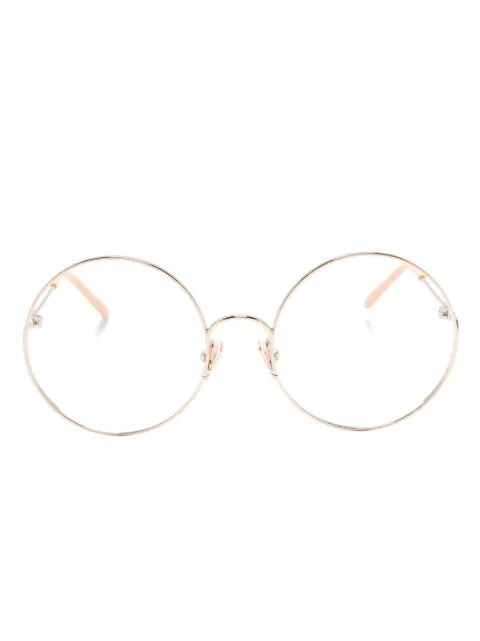 Chloé Eyewear lunettes de vue rondes à logo gravé